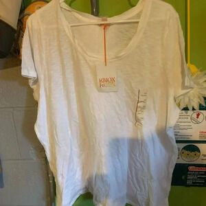 NWT Knox Rose Women’s Top Short Sleeve Size XXL